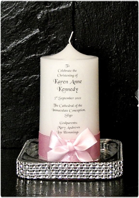 Ribbon &amp; Bow Christening Small
