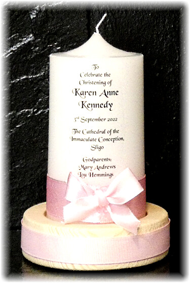 Ribbon &amp; Bow Christening Small