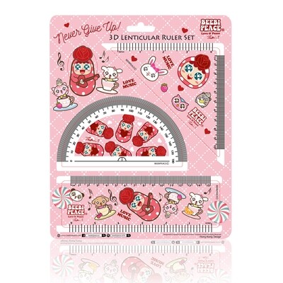 QQ Tumbler Ruler Set - Rose