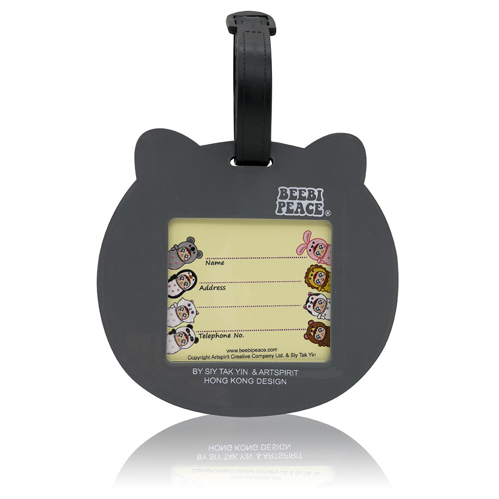 QQ Tumbler Luggage Tag - Cat