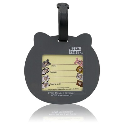 QQ Tumbler Luggage Tag - Cat