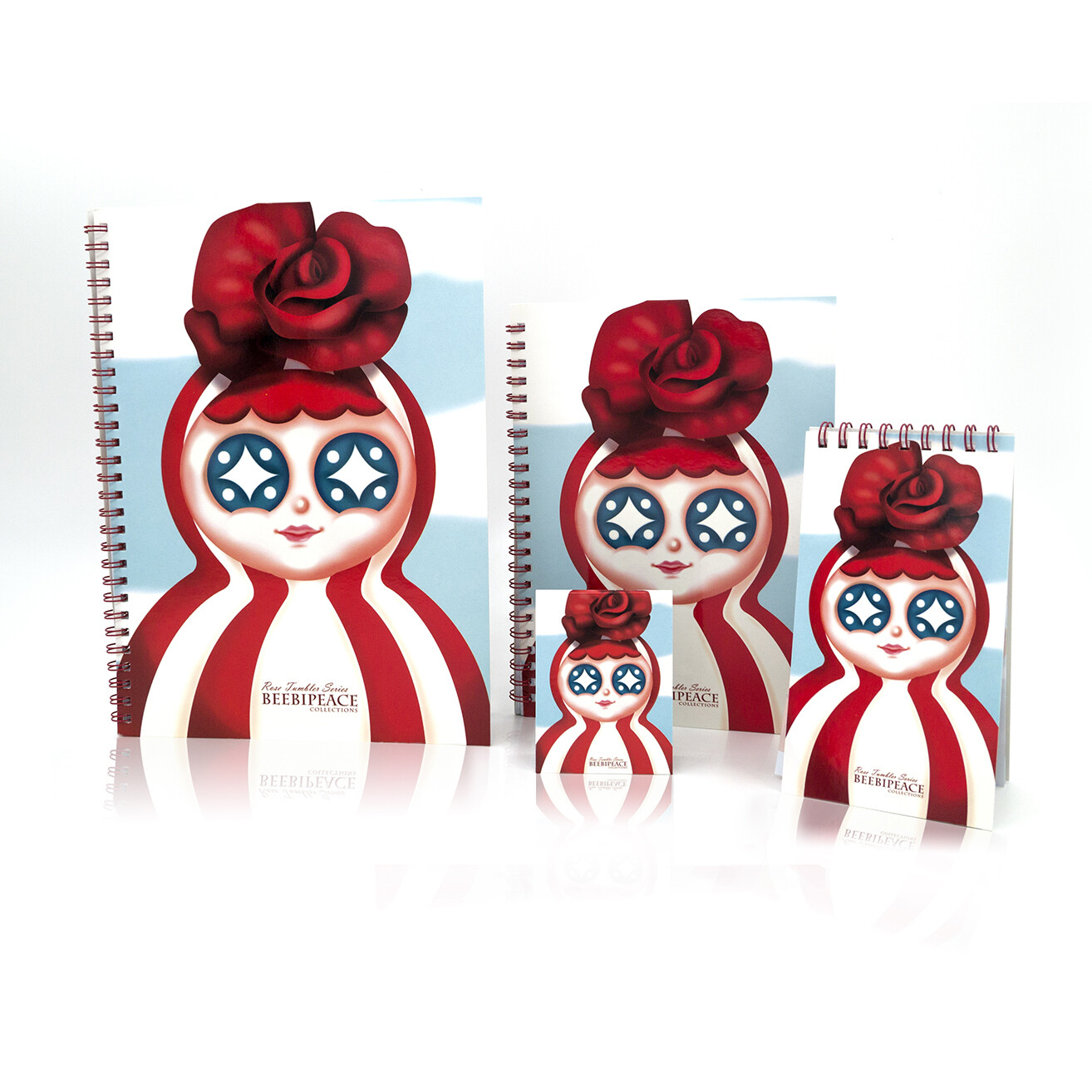 Rose Tumbler Notebook Set