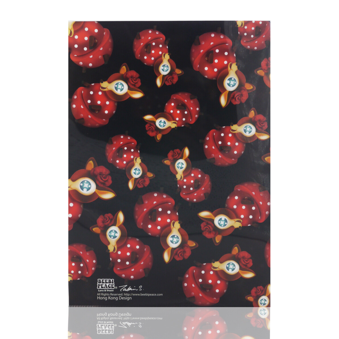 Rose Tumbler A4 File Folder - Deer