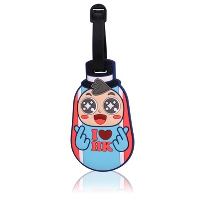 QQ Tumbler Luggage Tag - Love Boy