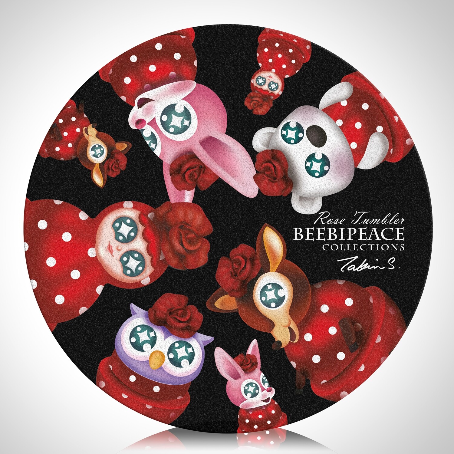 Rose Tumbler Carpet - Round