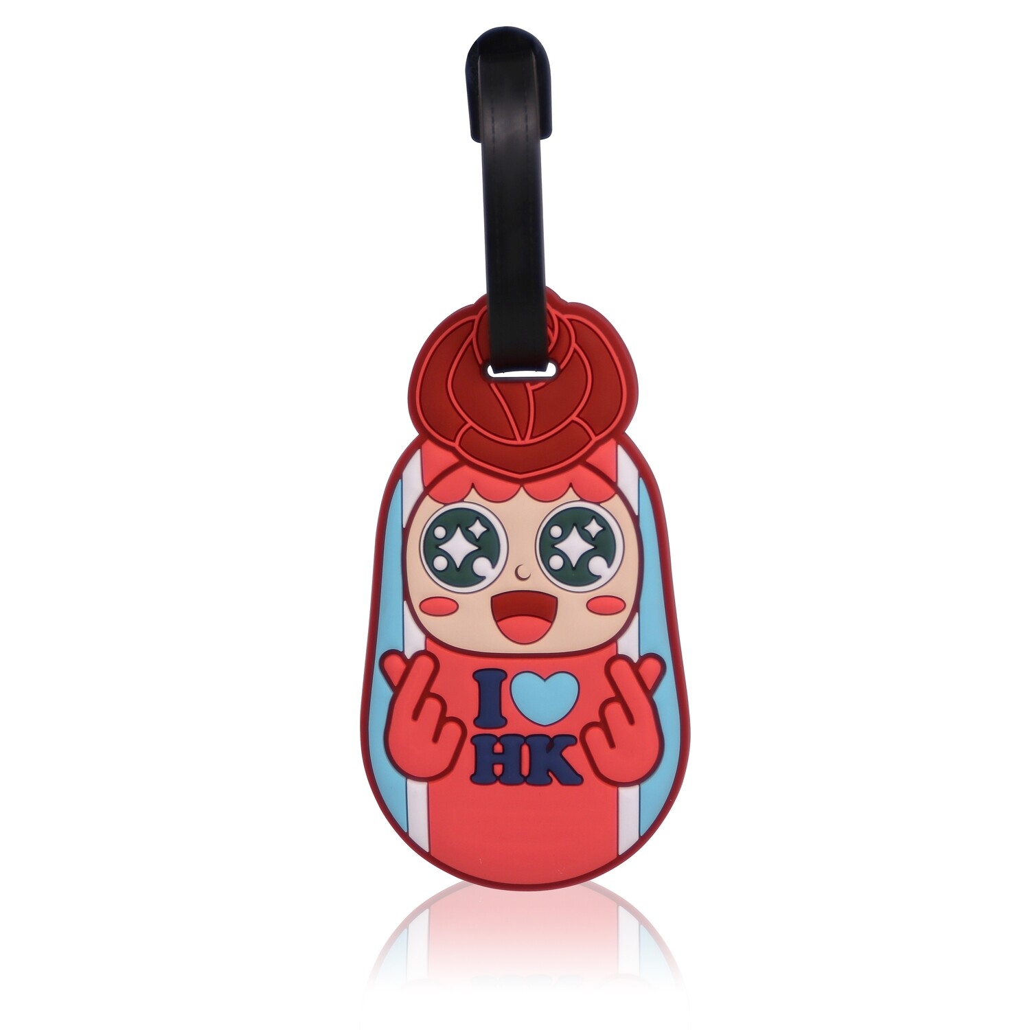 QQ Tumbler Luggage Tag - Love Girl