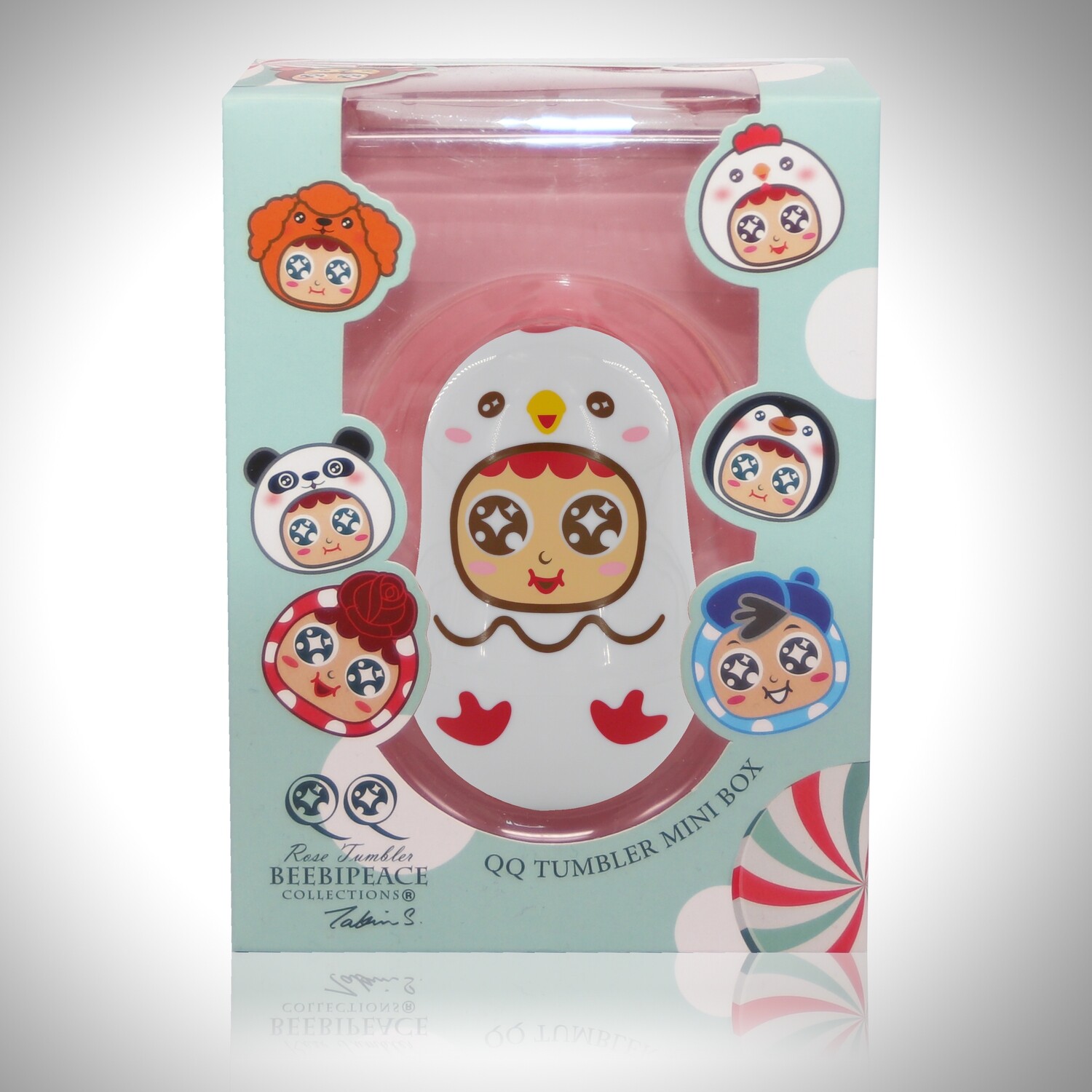 QQ Tumbler Paper Clips Box - Chicken