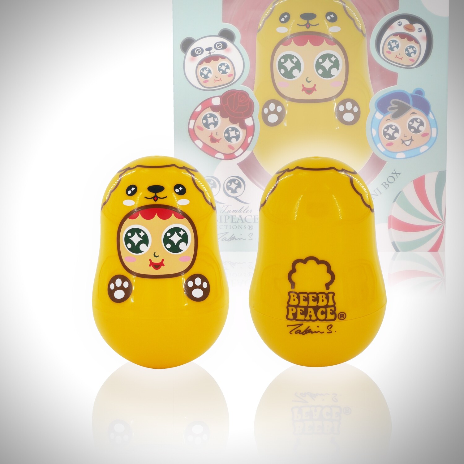QQ Tumbler Paper Clips Box -Dog