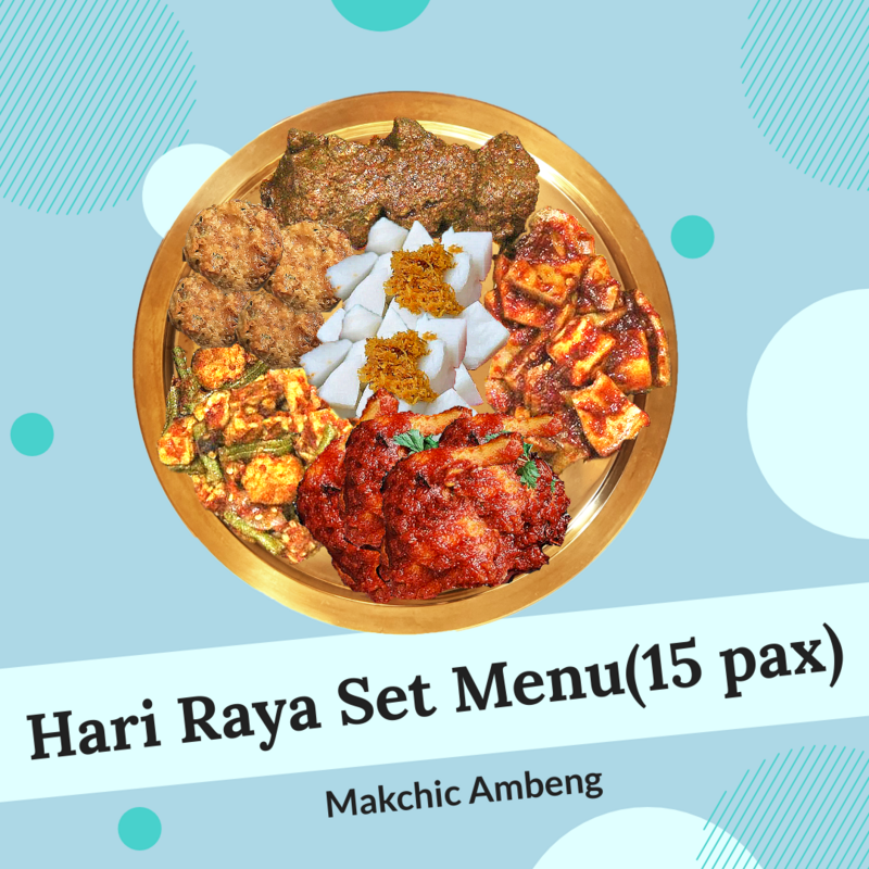 Hari Raya Set Menu (15 Pax) - Individually packed dishes