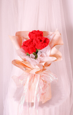 Red Roses Handcrafted Bouquet
