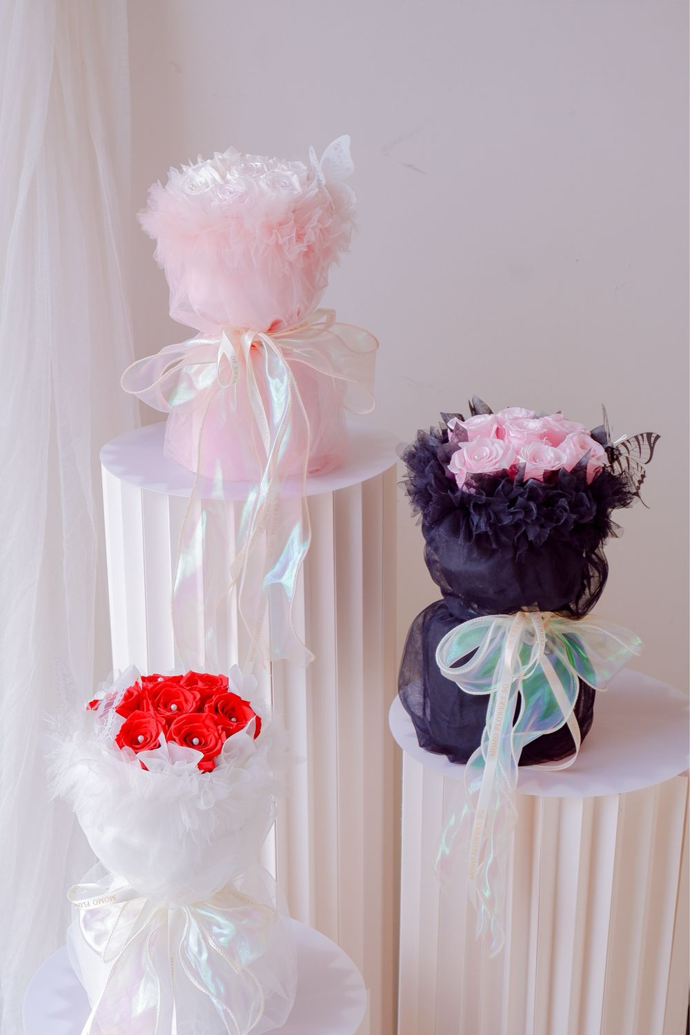 Lace Eternal Rose Russian Bouquet