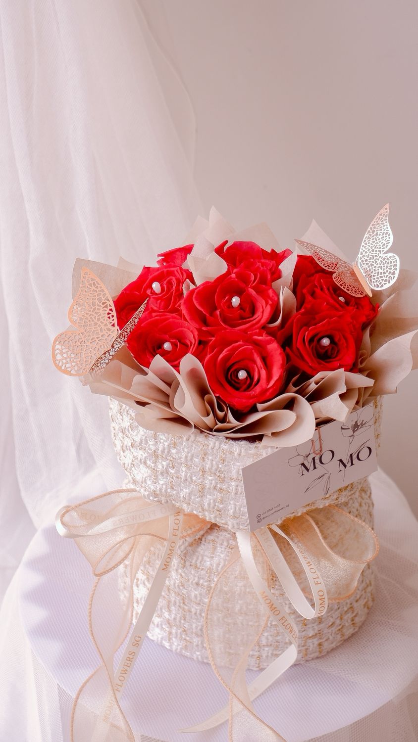 9 Red Rose Bouquet