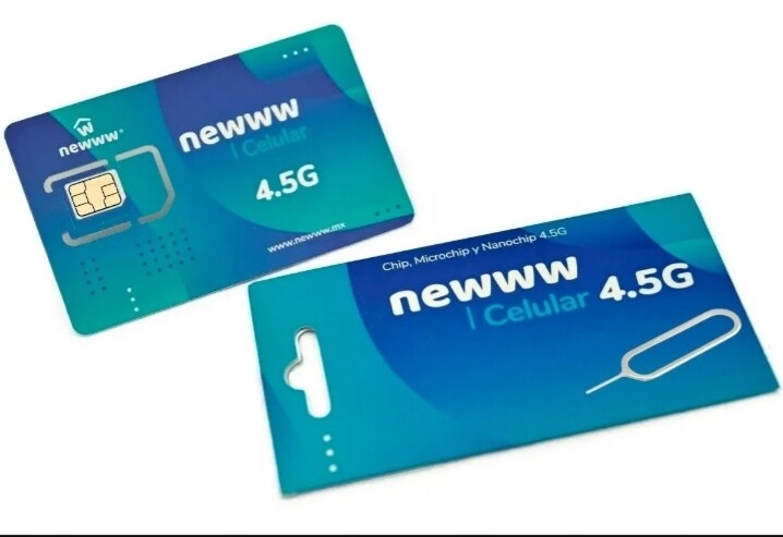 SIM Newww Telefonia Celular Tecnologia 4.5 G