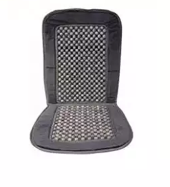 Wood Bead Seat - Car Moti Seat - Grey