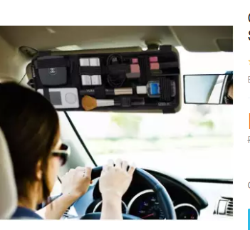 Car Sun Visor Organizer Management Board Storage and Accessory Holder