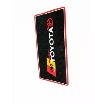 Non Slip Toyota Car Dashboard Mat - Black