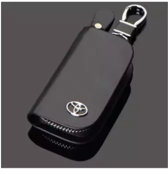 Genuine Leather Men &amp; Women Key Cover Holder Keychain