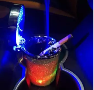 Universal Car Ashtray with Disco Lights