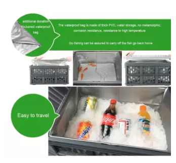 Collapsible Strong Plastic Storage Box Container for car and store