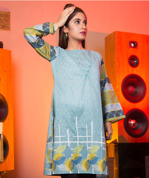 BAHARA DIGITAL PRINTED KURTI
