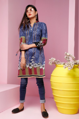 One Piece Lawn Unstitched Shirt Printed Lawn Shirt: 3 Meters