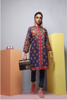 One Piece Lawn Unstitched ShirtPrinted Lawn Shirt: 3 Meters..