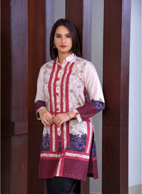 BLUSHED DIGITAL PRINTED KURTI