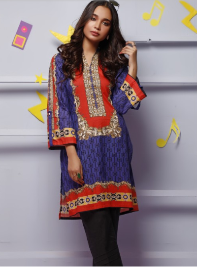 GLOOMY DIGITAL PRINTED KURTI