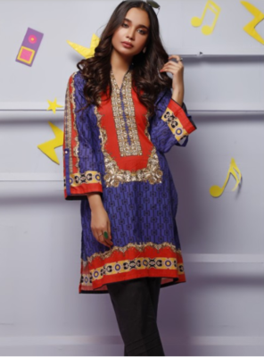 GLOOMY DIGITAL PRINTED KURTI