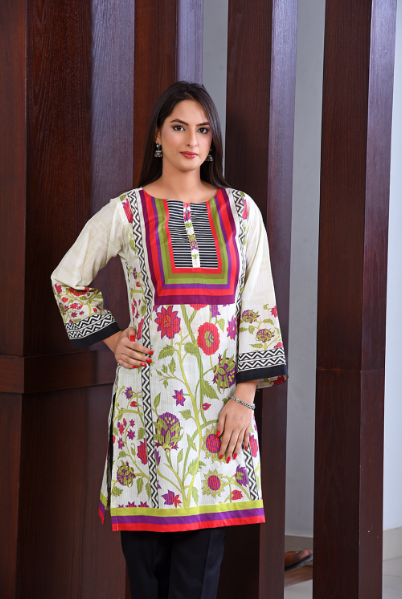 JAZZY DIGITAL PRINTED KURTI