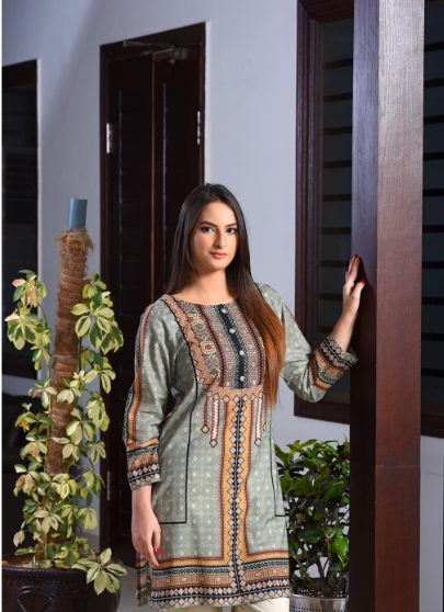 MUSK DIGITAL PRINTED KURTI