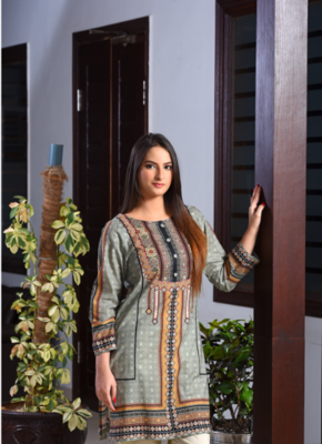 MUSK DIGITAL PRINTED KURTI