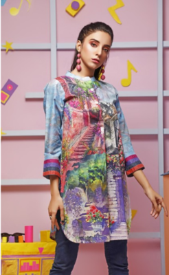 PORTRAYAL DIGITAL PRINTED KURTI