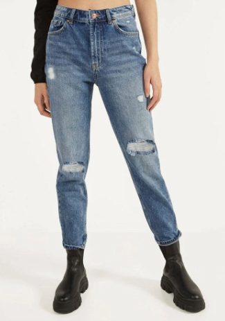Women's Hamden Straight Fit Ripped Denim