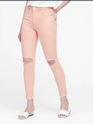 Women's Blaina Slim Fit Ripped Denim