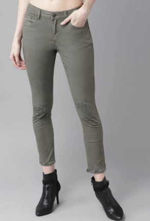 Women's Bruchsal Slim Fit Ripped Denim