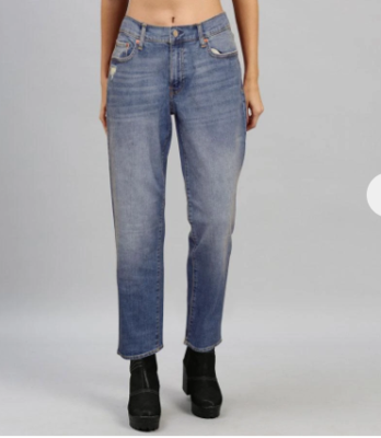 Women's Jolliette Slim Fit Ribbed Denim