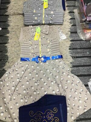 Stylish Frock with Capri