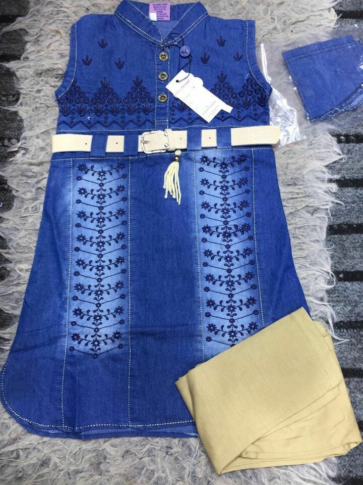 Denim Girls Suit