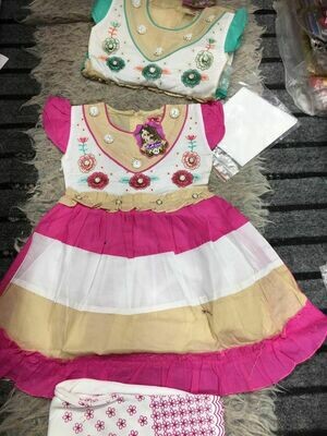 Girls Frock with tights