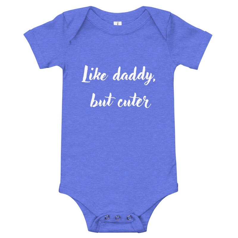 Like daddy, but cuter - Baby One Piece