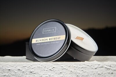 Mini Runyon Retreat Essential Oil Candle