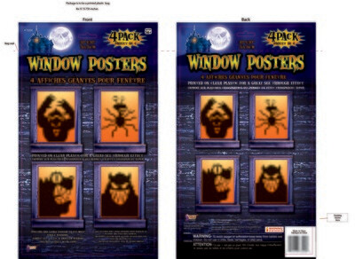 Window Poster - Freaky Monsters