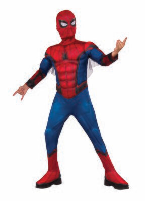Spider-Man: Far From Home Deluxe - Red/Blue Suit Costume - Kids