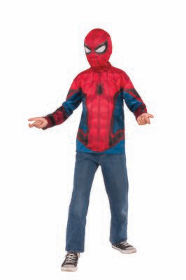 Spider-Man: Far From Home Spider-Man Red/Blue Suit Costume Top - Kids