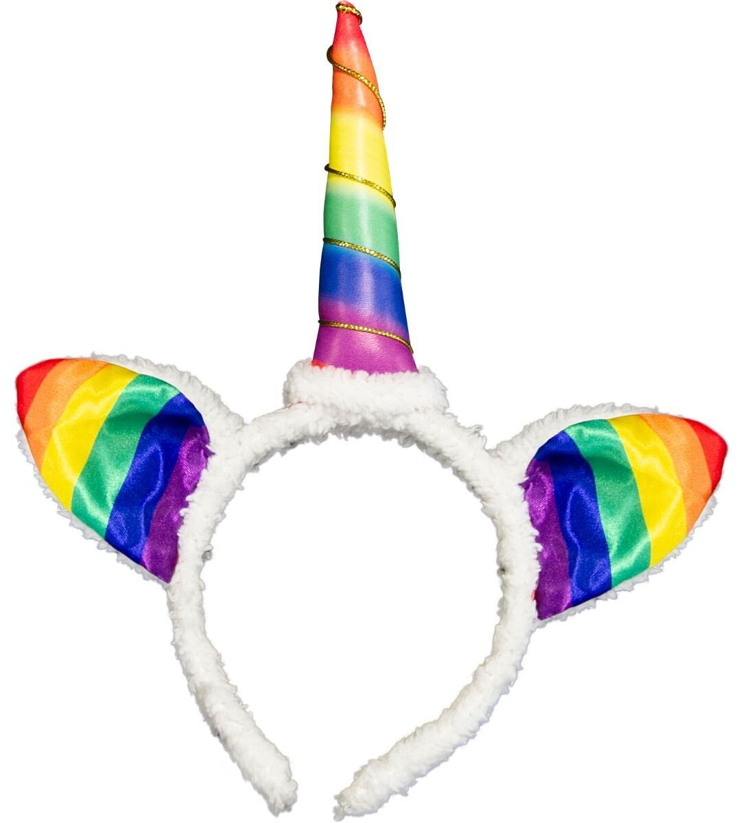 Adult Rainbow Unicorn Horn