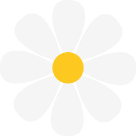 Symmetrical Daisy Decal 01