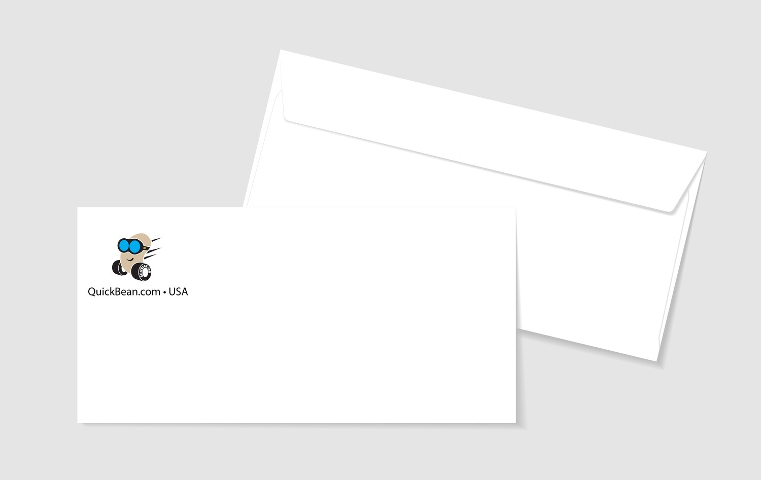 Custom #10 Envelope Printing on 70 lb Paper, - Front side only