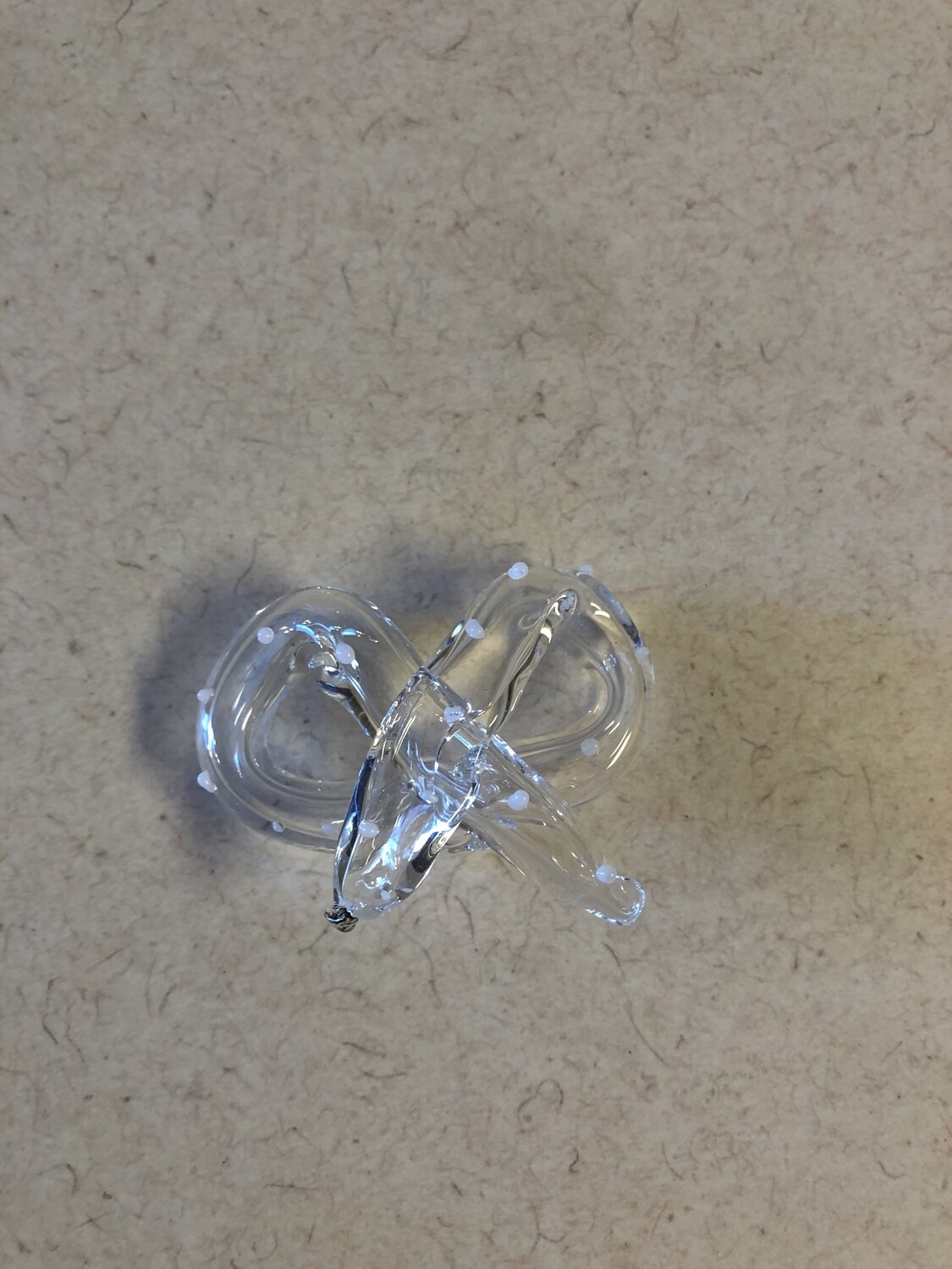 Chunky pretzel pendant