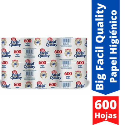 Big Quality, Papel Higiénico  6 rollos